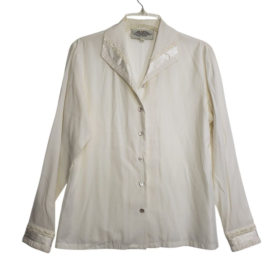 Susan Bristol New Traditions Women's Button Down Dress Shirt, Size 6